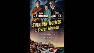 Sherlock Holmes And The Secret Weapon 1943 Basil Rathbone Colorized Classics [upl. by Elwin]