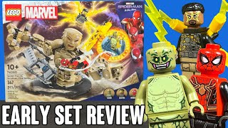 EARLY REVIEW LEGO No Way Home SPIDERMAN vs SANDMAN Final Battle Set 76280 [upl. by Gnahk]