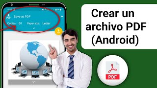 Cómo crear un archivo PDF en un dispositivo móvil Android  Cómo crear un archivo PDF en un [upl. by Mehalick]