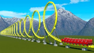 100 Loops Roller Coaster 2 – Planet Coaster [upl. by Ennayllek]