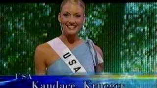 MISS UNIVERSE 2001 Top 10 Announcement [upl. by Christiane970]