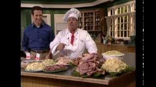 Miracle Blade III TV Infomercial Part 3 Chef Tony demonstrates the value of the knives [upl. by Denoting]