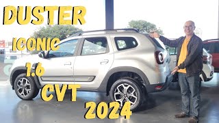 RENAULT DUSTER ICONIC 16 CVT 2024 SUV COMPLETO E COM ROBUSTEZ [upl. by Gagnon]