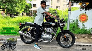 Royal Enfield Interceptor 650 2023  New Cali Green Color🔥 Cruiser Bike  Detailed Review In தமிழ் [upl. by Selrhc]