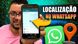 Como ENVIAR A LOCALIZAÇÃO Fixa ou em Tempo Real pelo WhatsApp [upl. by Sremmus850]