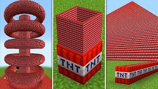 All 9 INSANE TNT Experiments in One Epic Minecraft Video [upl. by Cesya251]