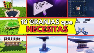 TODAS las GRANJAS que NECESITAS en MINECRAFT 120  JAVA [upl. by Lareine]