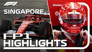 FP1 Highlights  2024 Singapore Grand Prix [upl. by Grearson]