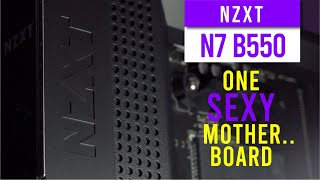 NZXT N7 B550 Overview  Possibly the sexiest motherboard out there [upl. by Natsirhc]