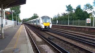 Thameslink class 700 speeding by Penge West [upl. by Clint]