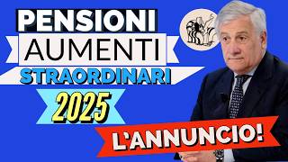 PENSIONI 👉 ANNUNCIO AUMENTI 2025 in MANOVRA❗️ Sia per le MINIME che per IMPORTI ALTI 🤞 [upl. by Redwine]