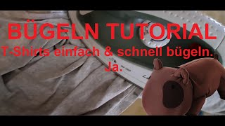 TShirt bügeln Tutorial [upl. by Anabelle166]