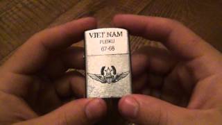 Counterfeit Zippo Breakdown 2  Another Vietnam Fake [upl. by Mountford]