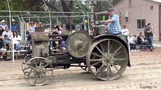 Rumely oil pull tractor 30 60 E Running at steam era [upl. by Hilary918]