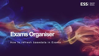 How to refresh basedata in Exams Organiser [upl. by Lynden]