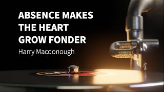 quotAbsence Makes The Heart Grow Fonderquot performed by Harry Macdonough 1905 recording WITH LYRICS [upl. by Berrie]