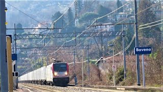 Treni in transito sulla linea del Sempione [upl. by Malissia490]