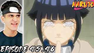 Hinata vs Neji Naruto EP 45 46 Reaction [upl. by Adara956]