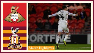 MATCH HIGHLIGHTS Doncaster Rovers v Bradford City [upl. by Novikoff]