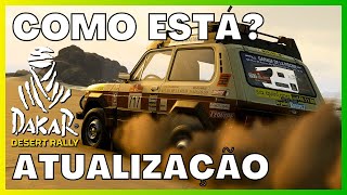 Nova Atualização Como Está Dakar Desert Rally 🇧🇷🇧🇷 [upl. by Fleda]