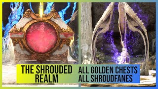 Immortals of Aveum The Shrouded Realm Collectibles  All Golden Chests and Shroudfanes [upl. by Ymac]