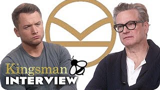 Kingsman 2 Interview Kingsman 3 Man of Steel 2 amp Alcoholic Beverages 2017 [upl. by Guimond]