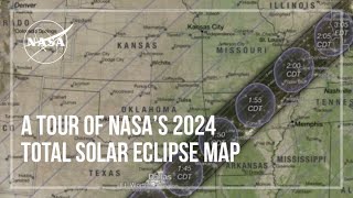 A Tour of NASA’s 2024 Solar Eclipse Map [upl. by Raknahs]