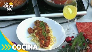 Receta pasta jambalaya un platillo inspirado en la cocina criolla  Un Nuevo Día  Telemundo [upl. by Sloatman234]