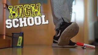 TRUCOS con MATERIAL ESCOLAR School Trick Shots [upl. by Yeslah441]