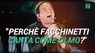 quotPerché a Sanremo Facchinetti canta come Olmoquot [upl. by Monahon526]