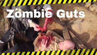 Horror How To Zombie Pulling Guts from a Victim [upl. by Sinnoda]