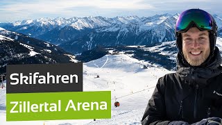 Skifahren in der Zillertal Arena Größtes Skigebiet im Zillertal in Österreich [upl. by Neelrihs43]