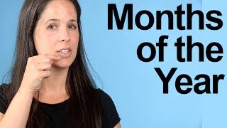 How to Pronounce the Months of the Year American English [upl. by Ettenan]