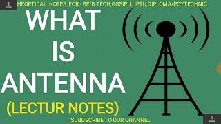 What is antenna explained in hindi [upl. by Ebarta931]