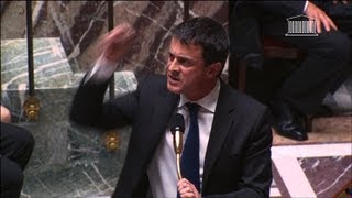 A lAssemblée Valls attaque la droite sur le terrorisme [upl. by Mushro415]