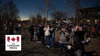 Excitement in Fredericton for the solar eclipse [upl. by Albarran617]