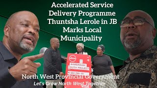 Thuntsha Lerole Community FeedBack Session at Ikageng Stadium JB Marks Local Municipality [upl. by Eelra]