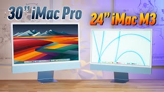 30quot iMac Pro vs M3 iMac  The ULTIMATE Mac has LEAKED [upl. by Gorden]