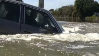 What to Do Car Sinking in Water Only Seconds to React [upl. by Dnomaid]