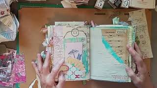 20th junk journal flip through and some junk journal tips [upl. by Dripps]