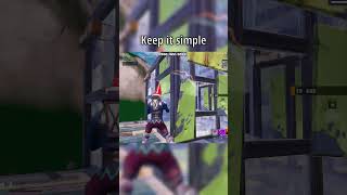 Just keep it simple sometimes 🧠 shorts fortnite clips [upl. by Maye702]