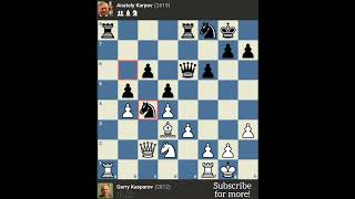 KASPAROV vs KARPOV Valencia Spain 2009 [upl. by Leuqar368]