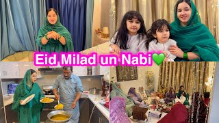 Eid Milad un Nabi Mubark💚  Sitara yaseen vlog [upl. by Dnivra]