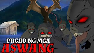 PUGAD NG MGA ASWANG Animated Aswang Story Kwentong Aswang  Tagalog Animation [upl. by Namruht72]