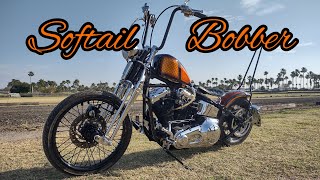 Custom Harley Softail Bobber Build [upl. by Novek]