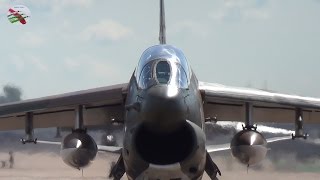 A7 Corsair Arrival And Departure At Fairford 2014 [upl. by Furlani758]