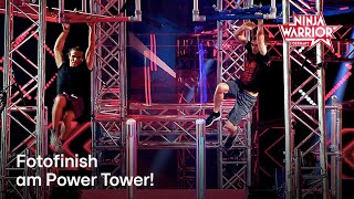 Samuel Duffner amp Artur Schreiber liefern sich Fotofinish am Power Tower  Ninja Warrior Germany 2021 [upl. by Martyn]