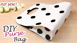 DIY DOTTED PURSE BAG  Zipper Handbag Idea for Summer 2018 AWESOME [upl. by Hepzi]