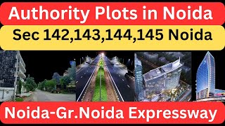 Authority plots in sec 142 143 144145 NoidaPlots for sale in Noida NoidaGrNoida expressway [upl. by Enrahs242]