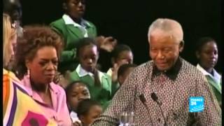 Quand les célébrités du monde entier étaient aux pieds de Mandela [upl. by Gery]